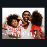 Poster Amo-Te Mãe Foto Clássica Moderna<br><div class="desc">Este design simples e clássico é composto de sans serif e tipografia cursiva divertida e adiciona uma foto personalizada. Um cartão para a tua mãe no nosso aniversário,  Dia de as mães,  Natal ou em qualquer dia como forma de mostrar o teu amor por ela.</div>