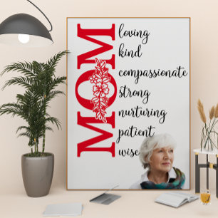 Poster Amo-te, mãe.traços de caráter