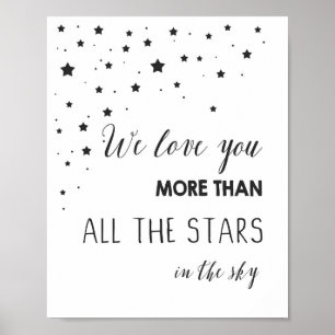 Póster Amo-te mais do que todas as estrelas.