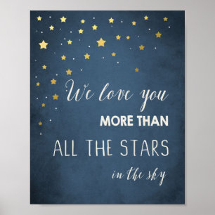 Póster Amo-te mais do que todas as estrelas.