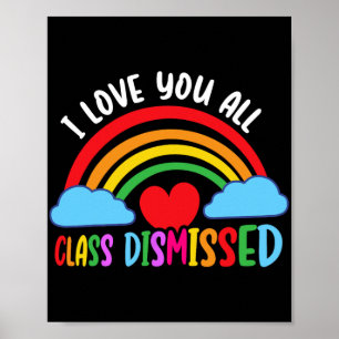 Poster Amo-Te Todos Cl Despedida Professora No Dia Passad