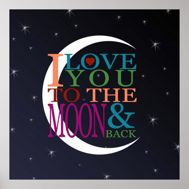 Póster Amo Você até a Lua e de Volta (Frente)