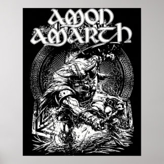 Poster Amon Amarth Fan Art Tribute Design