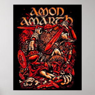 Poster Amon Amarth Mutilado - Melhor Presente Para Ventil