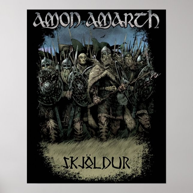 Poster Amon Amarth Vintage Look Fan Gift (Frente)