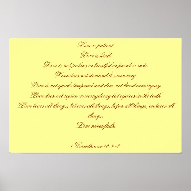 Poster Amor (Frente)