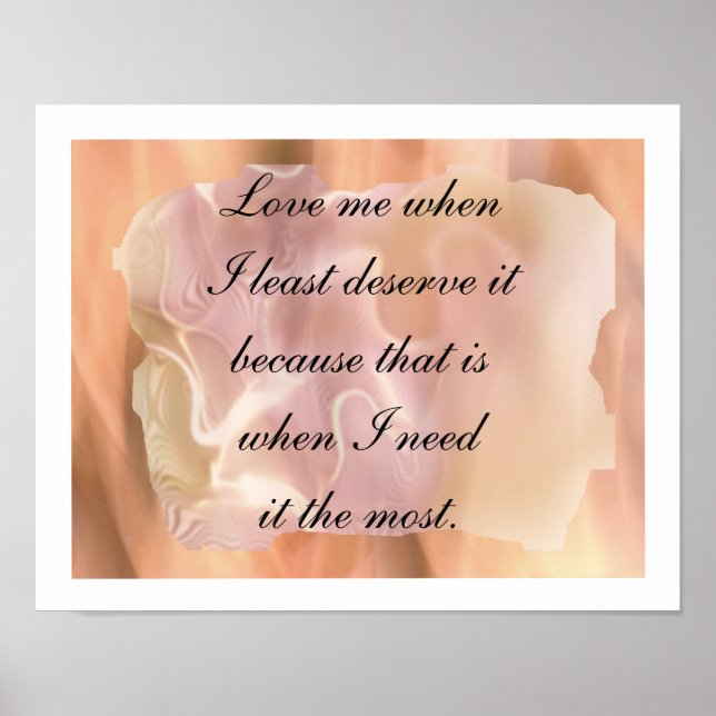 Póster Amor (Frente)