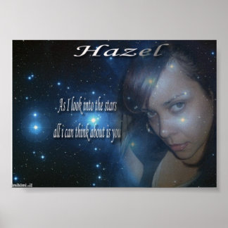 Póster amor à avelã
