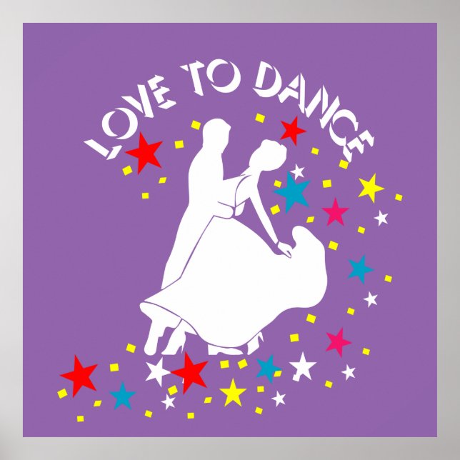 Póster Amor à dança (Frente)
