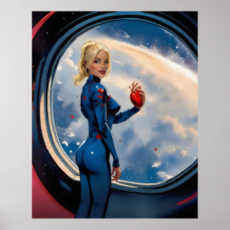 Poster "Amor, à lua e de volta"