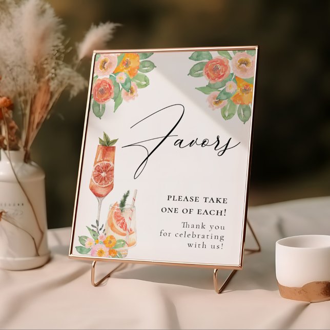 Poster Amor à Primeira Vista Favoritos de Coquetel Spritz (Criador carregado)