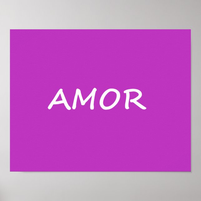 Póster Amor, Amor Espanhol (Frente)