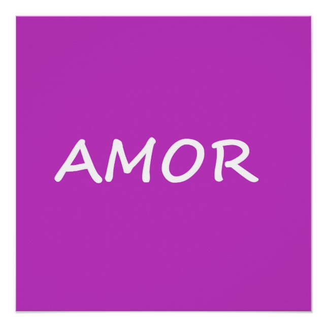 Póster Amor, Amor Espanhol (Frente)