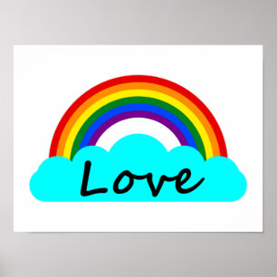 Poster Amor - Arco-íris LGBT
