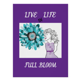 Póster Amor às flores