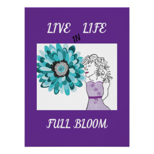 Póster Amor às flores