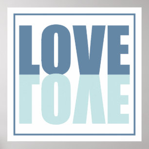 Poster Amor Azul