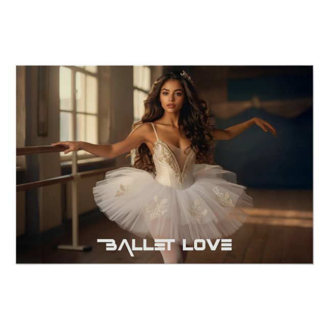 PÓSTER AMOR BALLET - BALLET & DANÇA (Frente)