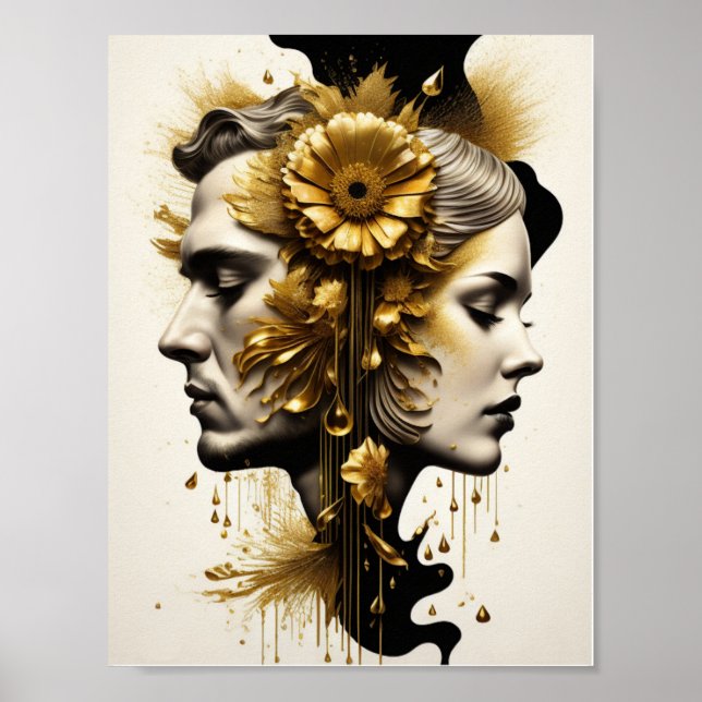 Poster amor casal (Frente)