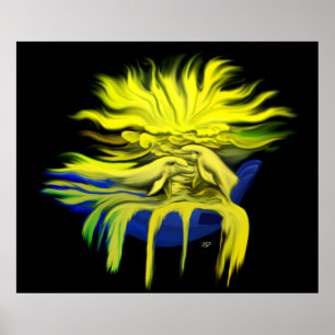 Poster Amor com golfinhos