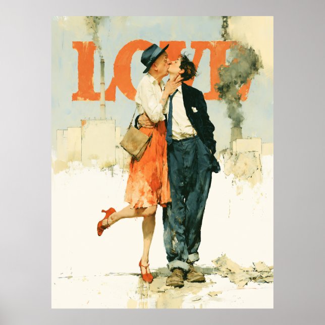 Poster Amor Contra a Fumaça (Frente)