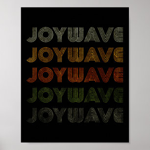 Poster Amor Coração Joywave Tee Grunge Estilo Vintage Pre