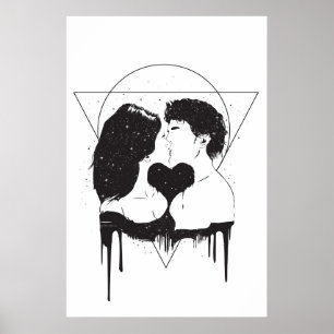 Poster Amor cósmico