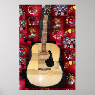 Poster Amor da guitarra