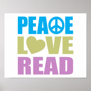 Póster Amor da paz lido