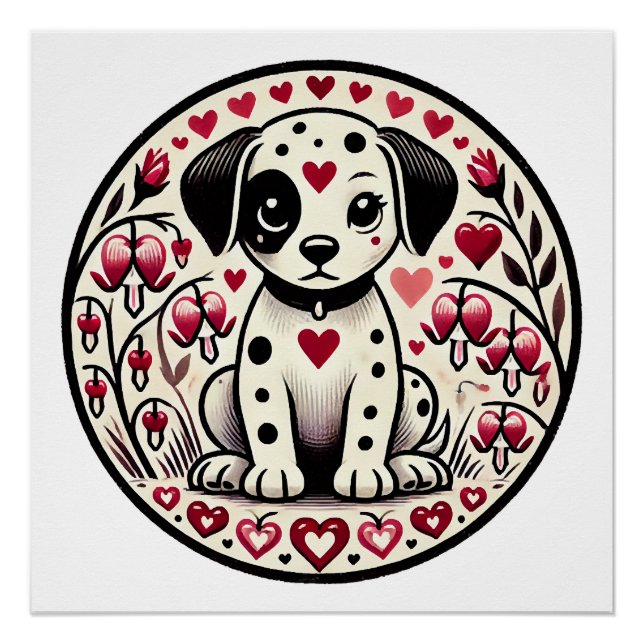Póster Amor Dalmata (Frente)