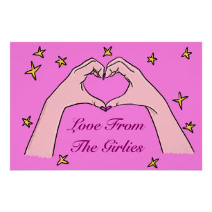 Póster Amor Das Girlies Glossy Poster