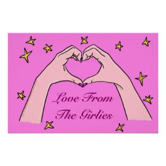 Póster Amor Das Girlies Glossy Poster