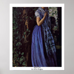 Poster Amor de abril por Arthur Hughes