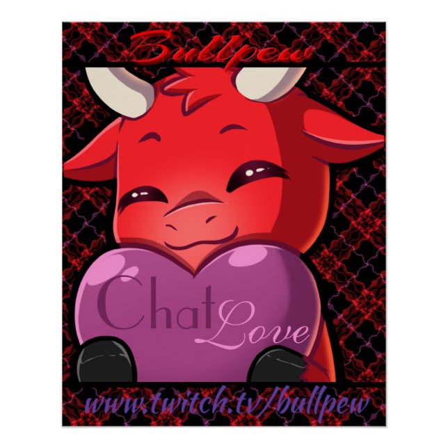 Póster Amor de Bate-Papo (Frente)
