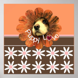 Póster Amor de Cachorrinho