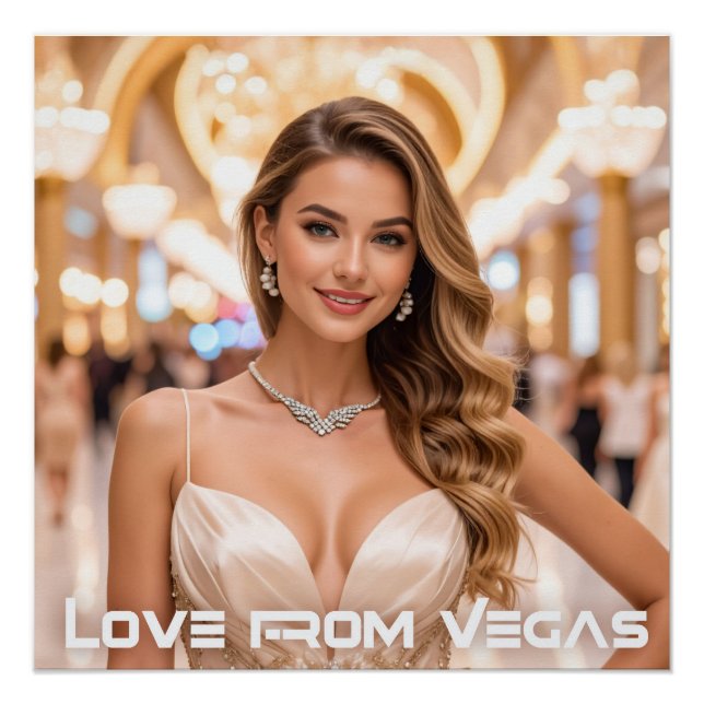 PÓSTER AMOR DE LAS VEGAS (Frente)