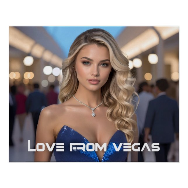 PÓSTER AMOR DE LAS VEGAS (Frente)