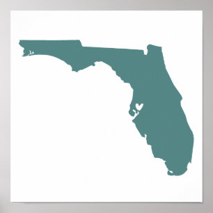 Póster Amor de Tampa, Florida