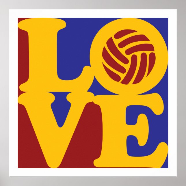 Poster Amor De Voleibol (Frente)