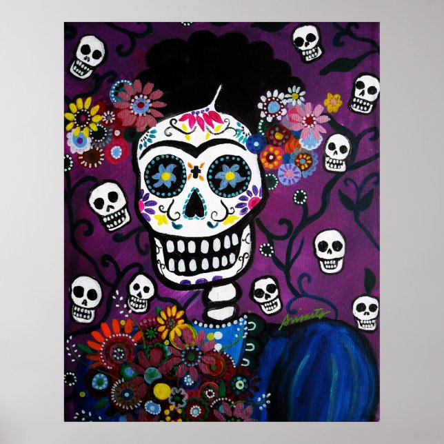 Poster AMOR dia de los muertos (Frente)
