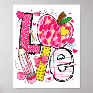 Poster Amor Dia dos Namorados Apple Pencil Professor Meni