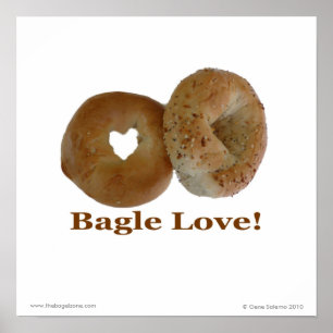 Póster Amor do Bagel!