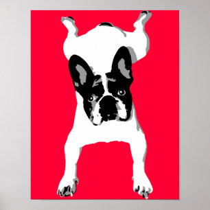 Póster Amor do Buldogue Francês