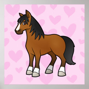 Póster Amor do cavalo