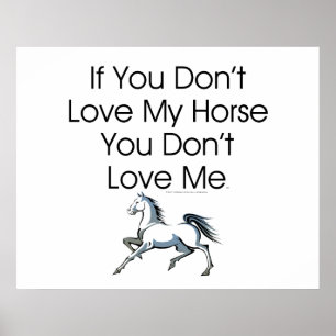 Póster Amor do T meu cavalo