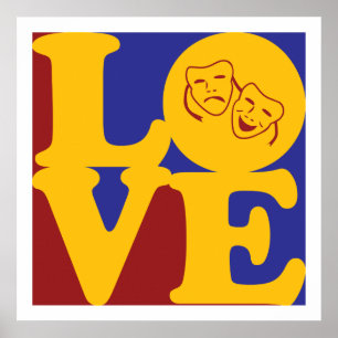 Poster Amor do teatro