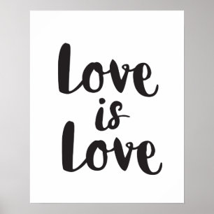 Poster Amor é Amor Dizer Curta Citação de Amor