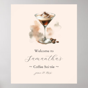 Poster Amor é Criar Chá de panela Espresso Martini