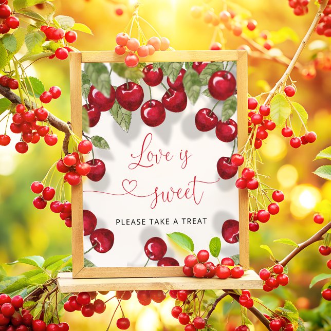 Poster Amor é doce Tome um Chá de panela de Tratar (Criador carregado)