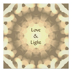Póster Amor e Luz